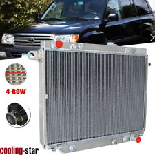 4-ROW 62MM CORE RADIATOR FIT 1998-2007 TOYOTA LAND CRUISER LEXUS LX470 4.7L V8 picture