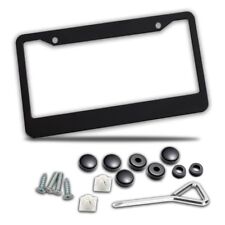 Zento Deals Matte License Plate Frame- Heavy Duty Anti-Theft with Screws picture