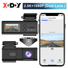 XGODY 2.5K Dual Dash Camera Front and Rear Dash Cam Built-in WiFi&APP for Cars picture