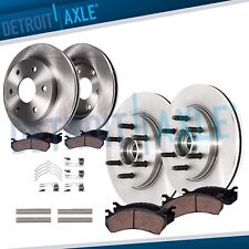 Front & Rear Rotors Ceramic Pads for 2004-2007 2008 F-150 Mark LT - 6 Lugs 2WD picture