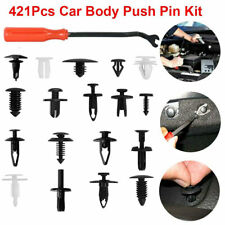 421Pcs Universal Car Body Push Pin Rivet Trim Panel Fastener Clip Mould +Tools picture