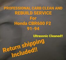 91-94 Honda CBR600F2 CBR 600F2 Professional carb clean & rebuild service CBR600 picture