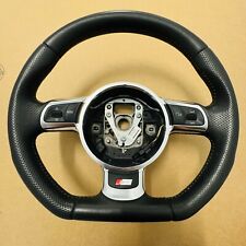 ✅ 08-15 AUDI TT TTS FRONT DRIVER STEERING WHEEL LEATHER W/ CONTROLS OEM S LINE picture