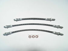 Stainless Steel Brake Hose/Line Kit Fits MGB 1963-1980 & MGB GT 1962-1967 picture