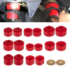 Red Polyurethane Bushings 6-116 Body Mount Bushings Kit Fit For Ford Explorer picture