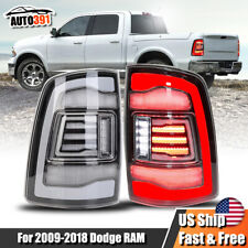 Pair Clear LED Tail Lights Rear Lamps L+R For 2009-2018 Dodge Ram 1500 2500 3500 picture