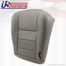 2002 - 07 Ford F250 Lariat Driver Bottom Leather Seat Cover Gray OEM Replacement picture