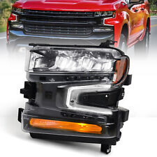 For 2019-2021 Chevy Silverado 1500 w/ Halogen Signal LED Headlight Driver Lamp picture