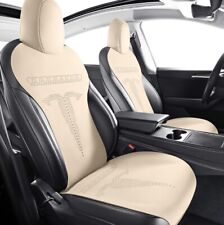 Aierxuan Luxury 20-23 Tesla Model Y Seat Covers Full Set, Upgrade Suede Leather  picture