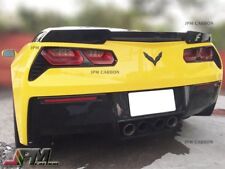 JPM Extended shiny black Trunk Spoiler Wing For 14-17 Chevy Corvette C7 picture