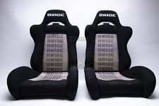 【1 PAIR】AUTHENTIC BRIDE SEATS BRIX 1.5 BLACK GOOD CONDITION【US LOCATION】 picture