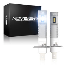 NOVSIGHT 2PCS H1 6000K Super White 60W 2000LM LED Bulbs Kit Fog Driving Light US picture