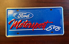 Ford Motorsport SVO License Plate picture
