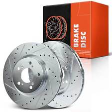 Front Drilled Brake Rotors for Acura RL 2005 2006 2007 2008 2009 2010 2011 2012 picture