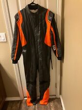 K1 RaceGear 20-PR2-NB-M Precision II SFI Fire Racing Suit, Orange, Medium picture