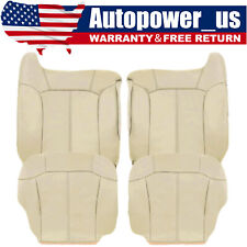 For 2000 2001 2002 Chevy Tahoe Front Leather Seat Cover Foam Cushion Light Tan picture