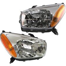 Headlight Set For 2001-2003 Toyota RAV4 Left and Right With Bulb 2Pc picture