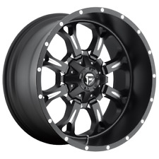 20 Inch Black Rims Wheels Fuel Krank D517 20x10 -18 6x5.5 135 Lug Chevy GMC Ford picture