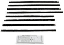Window Sweeps Weatherstrip for 1962-1965 Ford Fairlane Sedan Black Front Rear picture