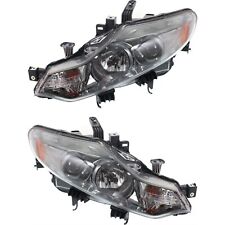Headlight Set For 2009-2014 Nissan Murano Left and Right With Bulb Halogen picture