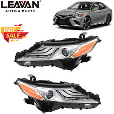 Full LED Headlight For 2018-2023 Toyota Camry XLE XSE Left&Right Pair Headlamp picture