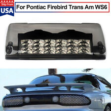 For 93-02 Pontiac Firebird Trans Am WS6 High Rise Spoiler 3rd Brake Light SMOKE picture