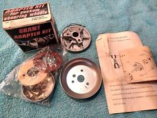 3249 Grant NOS VINTAGE Chrome Steering Wheel and horn Kit fits SOME FORD picture