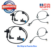 4Pc Front+Rear ABS Wheel Speed Sensor For 07-14 Chevy Tahoe Avalanche GMC Yukon picture