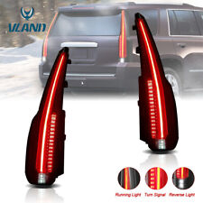 Set 2 Smoke LED Tail Lights For 2015-2020 Chevrolet Tahoe Suburban Rear Lamps picture