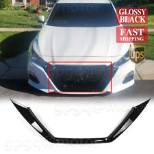 For Nissan Altima 2019-2021 Gloss Black JDM Style Front Grille Frame Cover Trim  picture