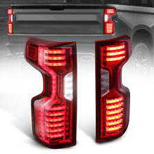 Red Clear Full LED Tail Lights Assembly For 2019-2021 Chevrolet Chevy Silverado picture
