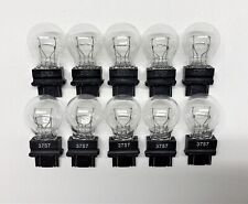 10 Pack 3757 Clear Tail Signal Brake Light Bulb Lamp - FAST USA Shipping picture