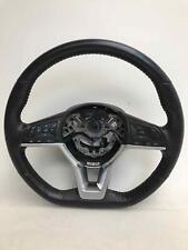 Fits 17 - 20 NISSAN ROGUE Steering Driver Wheel w Cruise Control Black Leather picture