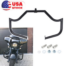 Mustache Gloss Engine Guard Highway Crash Bar For Harley Touring Road King Ultra picture