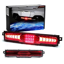 Clear Lens w/Red Inside Full LED Rear Fog Light Kit For 22+ Subaru BRZ Toyota 86 picture
