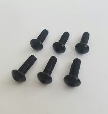 6PC BLACK STAINLESS STEERING WHEEL SCREW BOLT KIT NRG NARDI PERSONAL SPARCO MOMO picture