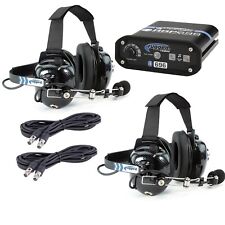 Rugged Radios 696 Intercom 2 Person Behind the Head Headset Kit Voice Activated picture