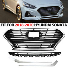 Fits For Hyundai Sonata  2018-2019 Front Grille/Bumper Trim Molding Set 4PCS picture