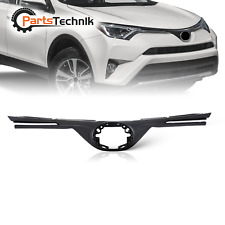 Fit For 2016-2018 Toyota RAV4 Front Upper Grille Black Trim Grill W/Chrome picture