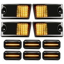 10PCS For Hummer H2 2003-2009 Smoke Led Cab Roof Light Marker Top Lamps Set picture