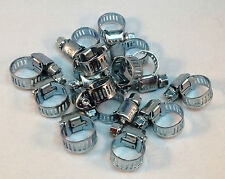 15 Pcs Stainless Steel Drive Hose Clamps  Worm Clips 3/8