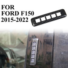 Truck Pillar Post Keypad Triple Carbon Fiber Trim Cover for 2015-2021 Ford F-150 picture