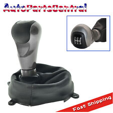 5 Speed Gear Shift Knob With Boot Cover Case fits Honda Civic 2006-2010 2011 picture