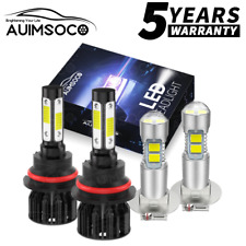 For Nissan Frontier Pickup 1998-2000 4x LED Headlight Hi/Lo Beam Fog Light Bulbs picture
