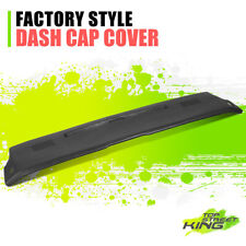 Front Molded Dash Dashboard Cap Cover Overlay Pad for Chevy Camaro 84-92 Black picture
