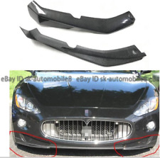 For Maserati GranTurismo Carbon Fiber Front Bumper Splitter Lip Body Kit 08-14 picture