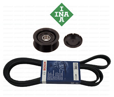 Serpentine Drive Belt + Idler Pulley BOSCH / INA for Mercedes Benz picture