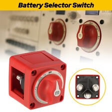 6007 Mini Dual Battery Selector Switch 4 Position Selector For Marine Boat Red picture