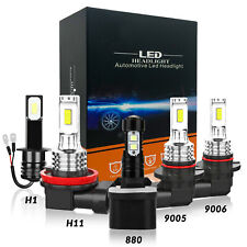 2PCS LED Headlight High Low Beam Fog Light Bulbs Combo Kit 9005 9006 880 H1 H11 picture