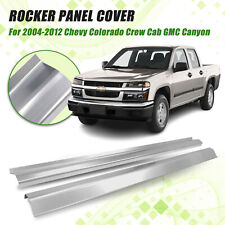 Pair of Rocker Panel Cover for 04-12 Chevy Colorado Crew Cab GMC Canyon Steel picture